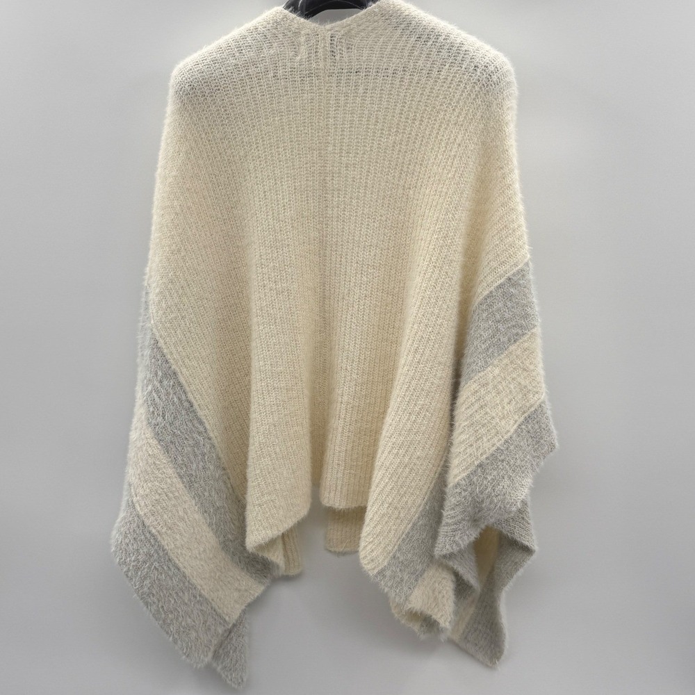 Anthropologie Saturday Sunday Oversized Cream Striped Knit Cardigan One Size - Picture 2 of 9